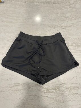 Everyday Black Athletic Drawstring Shorts for Women